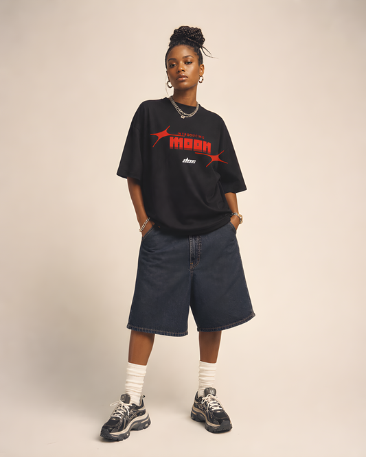 BLOODY MOON - Oversized T-Shirt - NEBULA'S COLLECTION