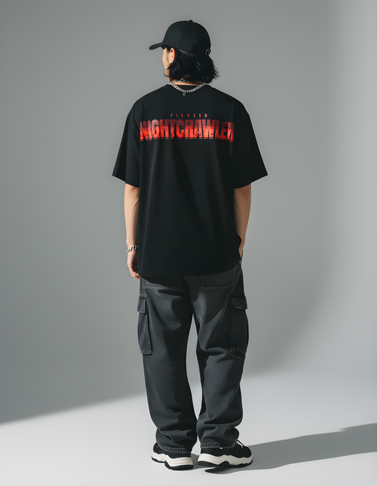 NIGHTCRAWLER Oversized T-Shirt - DRIFTER'S COLLECTION
