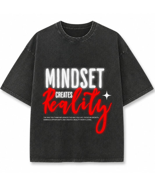 Vintage Fade Wash Oversized T-shirt Front Design