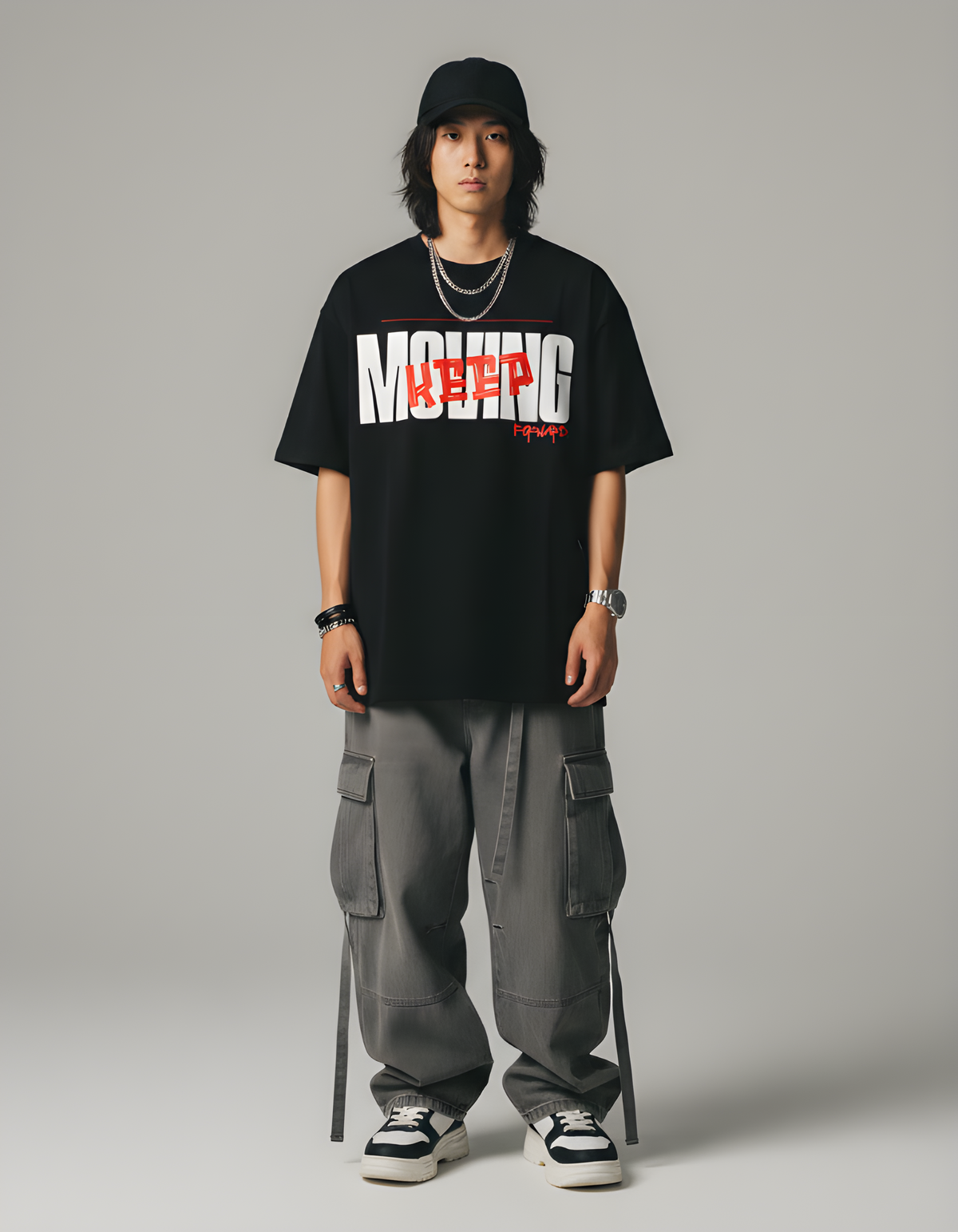 KEEP MOVING FORWARD Oversized T-Shirt