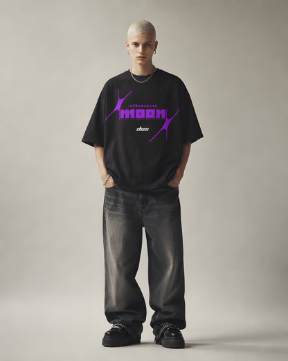 VIOLET MOON Oversized T-Shirt - NEBULA'S COLLECTION