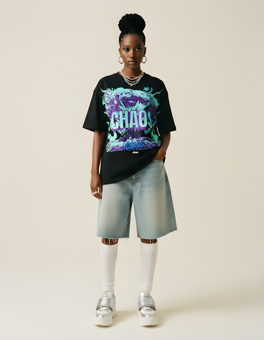 CHAOS Oversized T-Shirt - ERROR-404 COLLECTION
