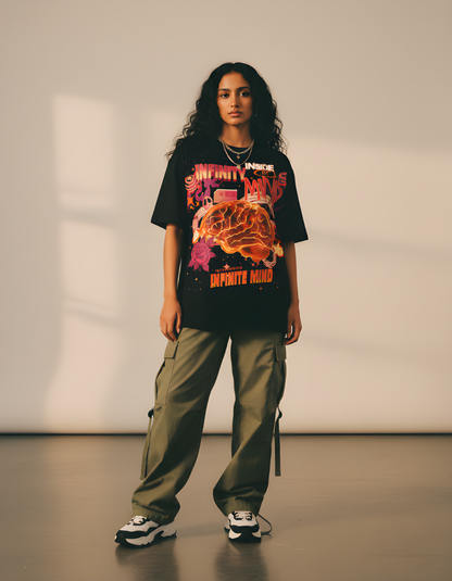 INFINITE MIND Oversized T-Shirt - ERROR-404 COLLECTION
