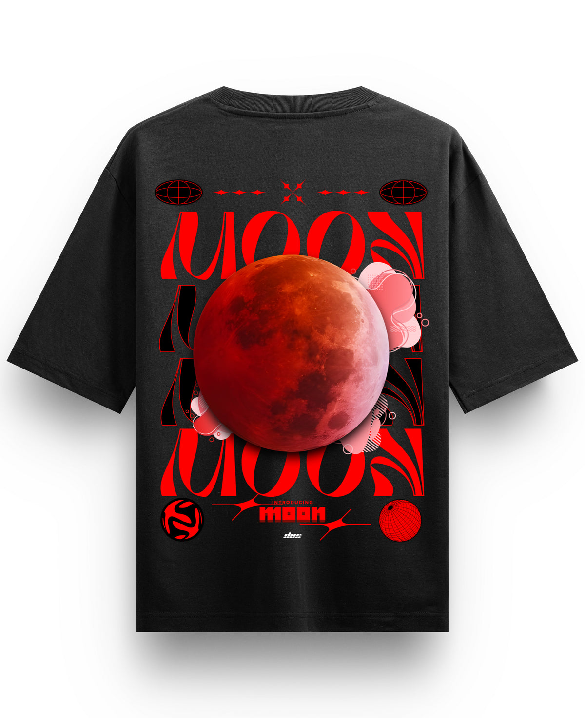 Black Oversized T-shirt Back Design