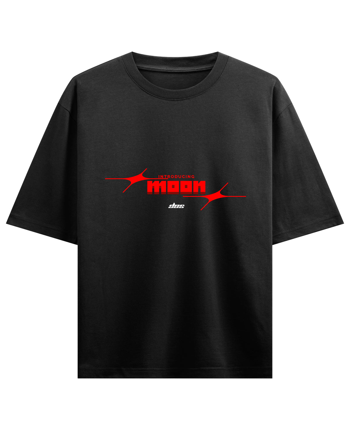 Black Oversized T-shirt Front Design