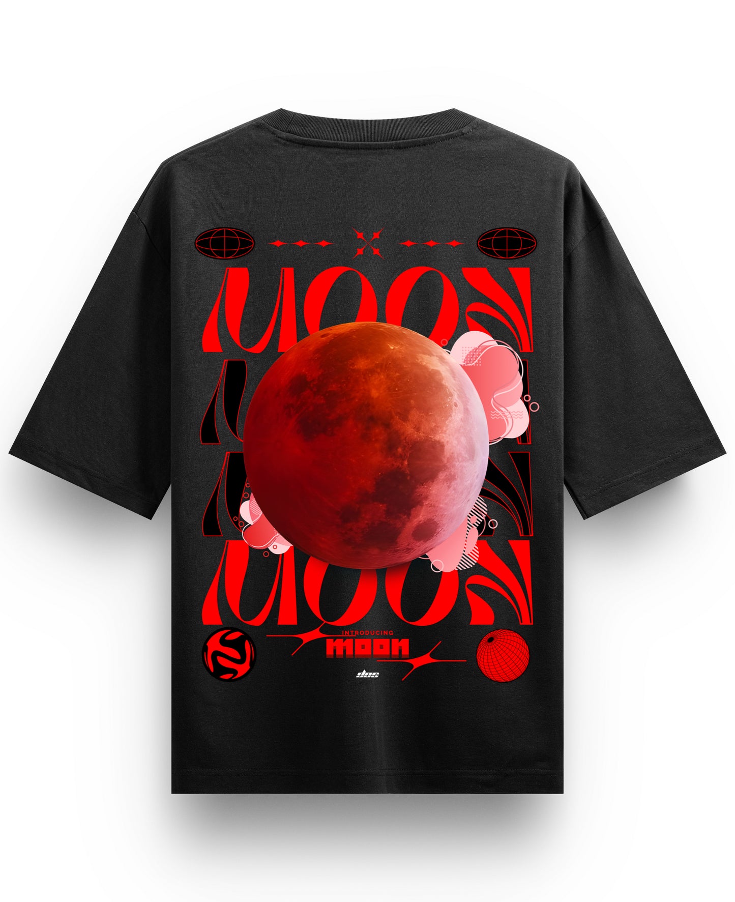 Black Oversized T-shirt Back Design