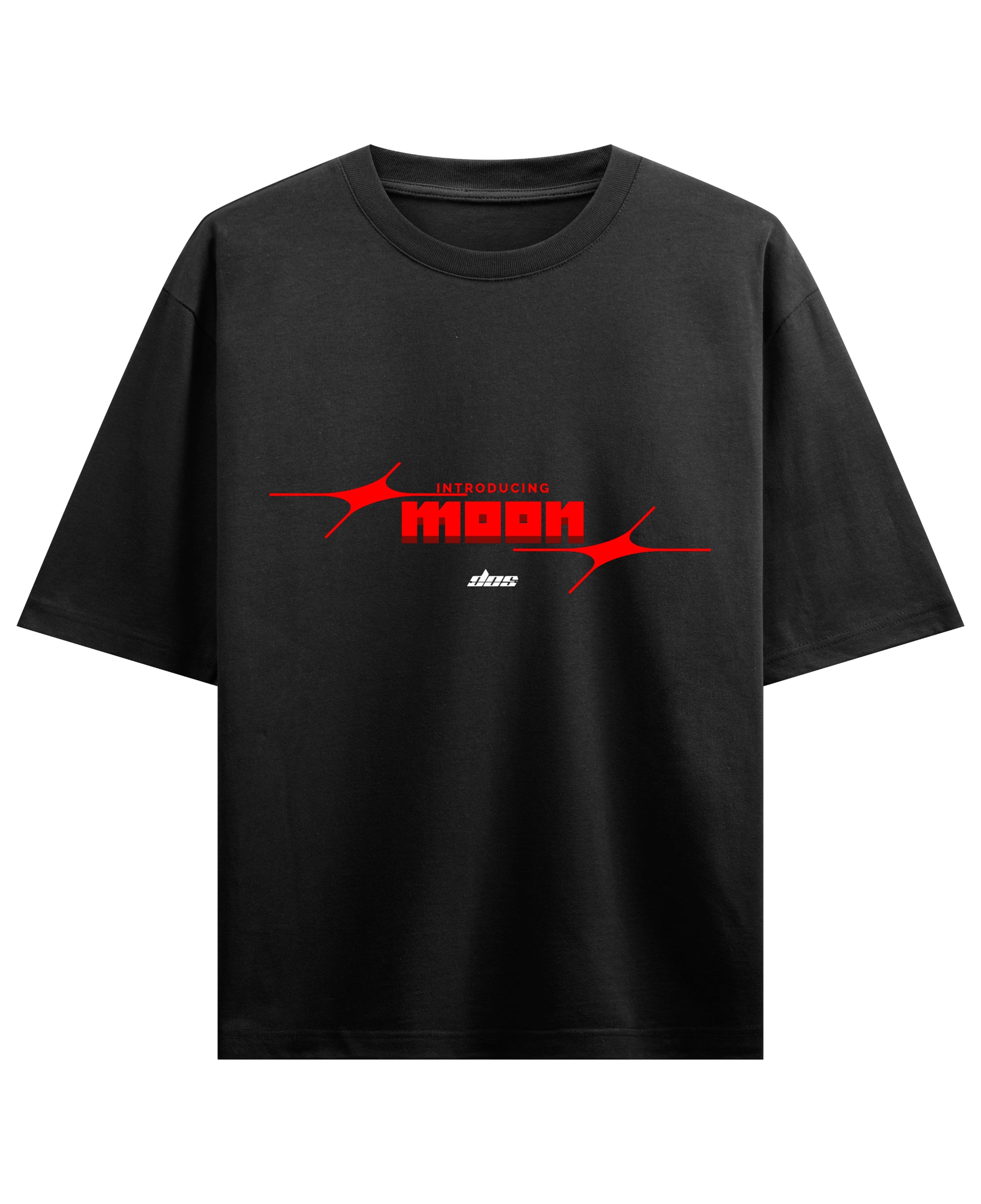 Black Oversized T-shirt Front Design