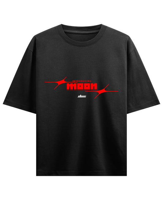 Black Oversized T-shirt Front Design