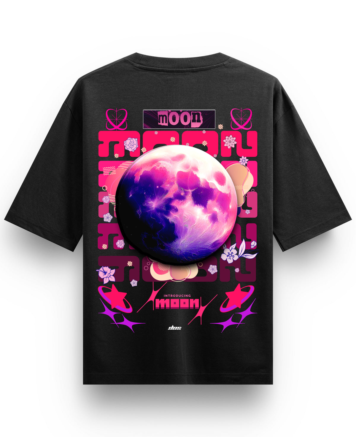 Black Oversized T-shirt Back Design