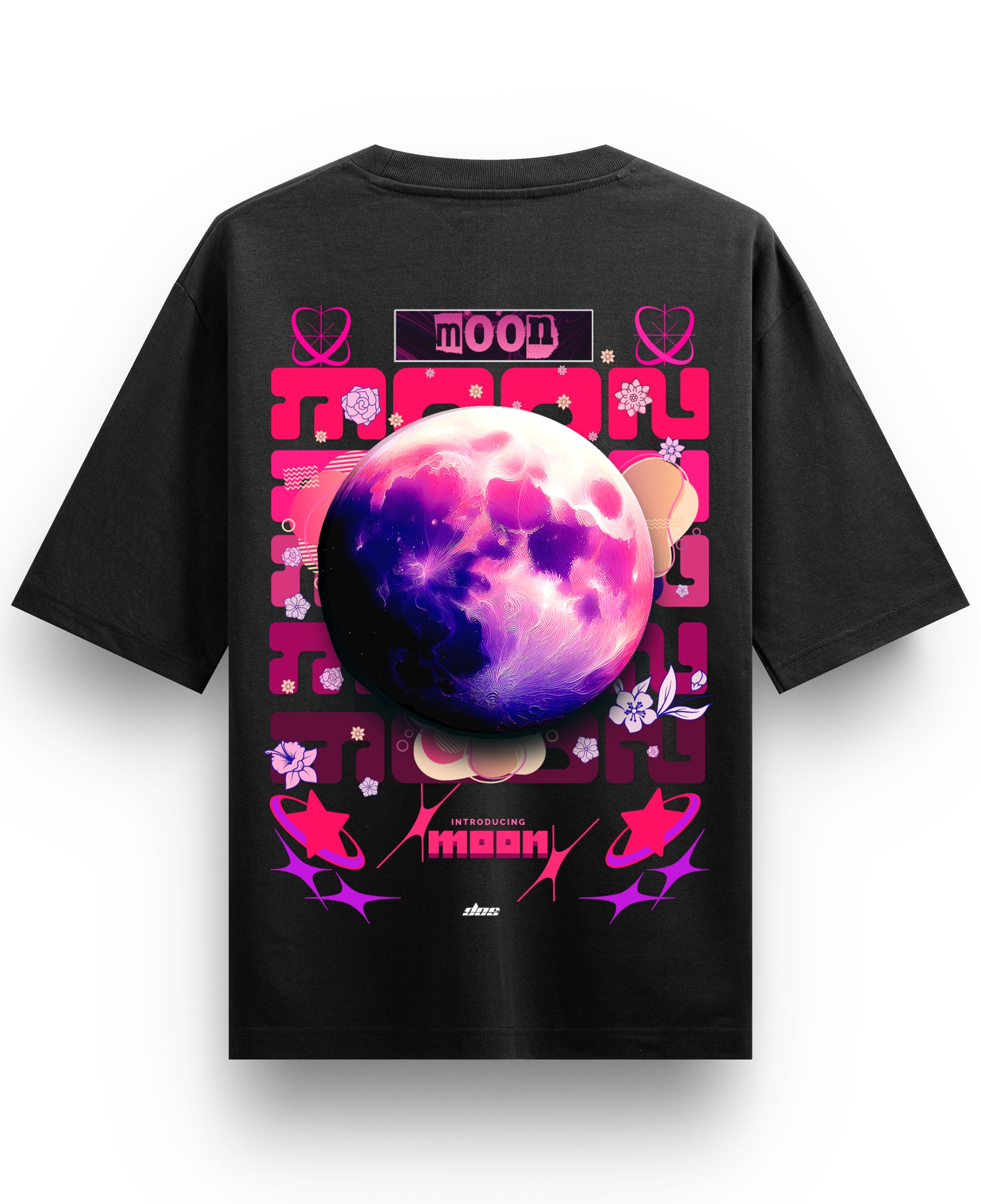 Black Oversized T-shirt Back Design
