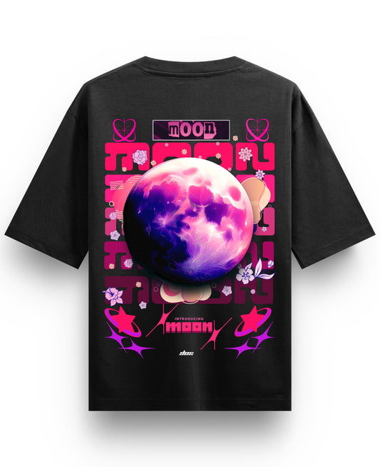 Black Oversized T-shirt Back Design