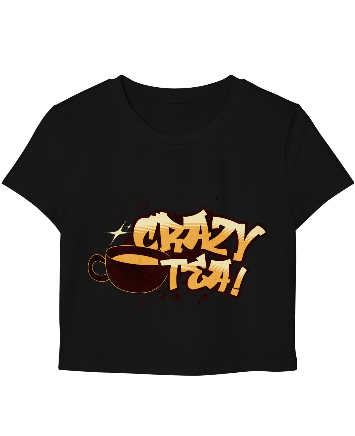 Black Baby Tee Front Design