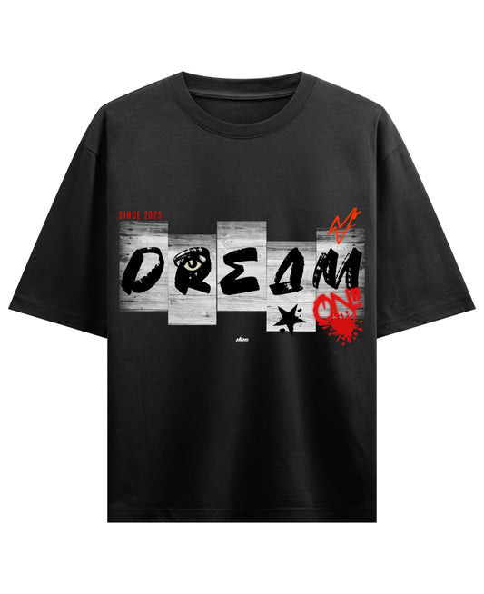 Black Oversized T-shirt Front Design