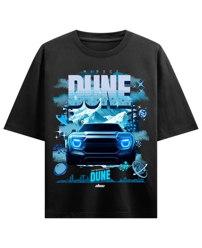 Black Oversized T-shirt Front Design