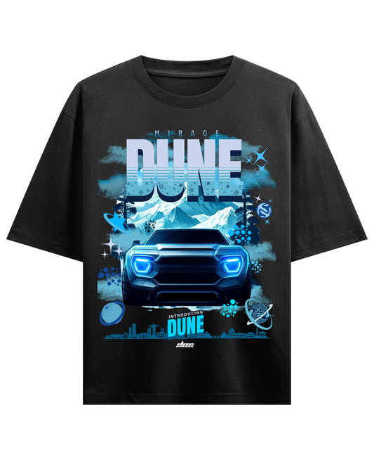 Black Oversized T-shirt Front Design