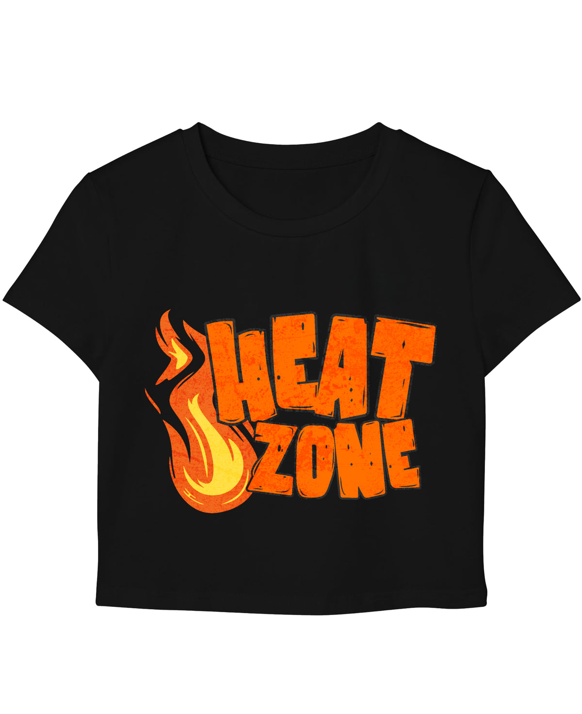 Black Baby Tee Front Design