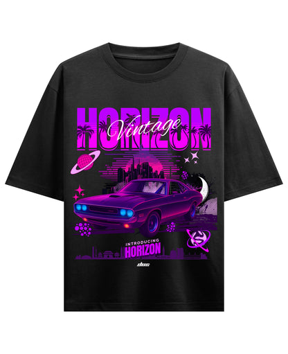 Black Oversized T-shirt Front Design