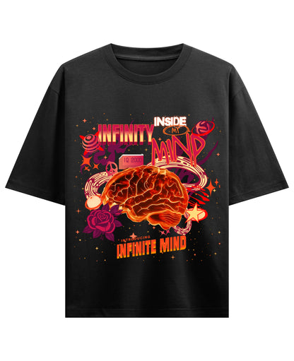 Black Oversized T-shirt Front Design