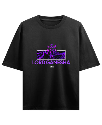 Black Oversized T-shirt Front Design