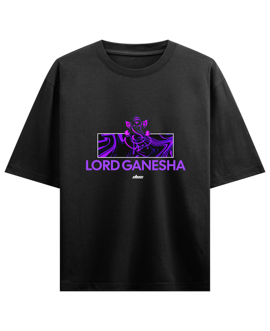 Black Oversized T-shirt Front Design