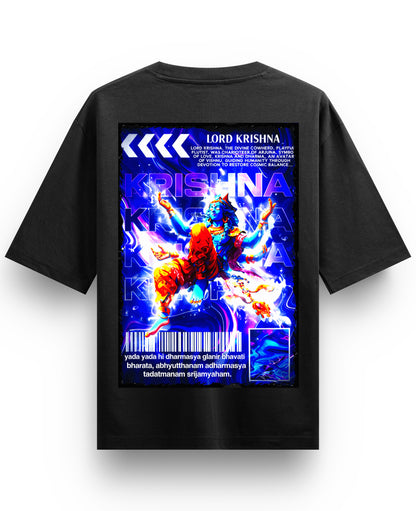 Black Oversized T-shirt Back Design