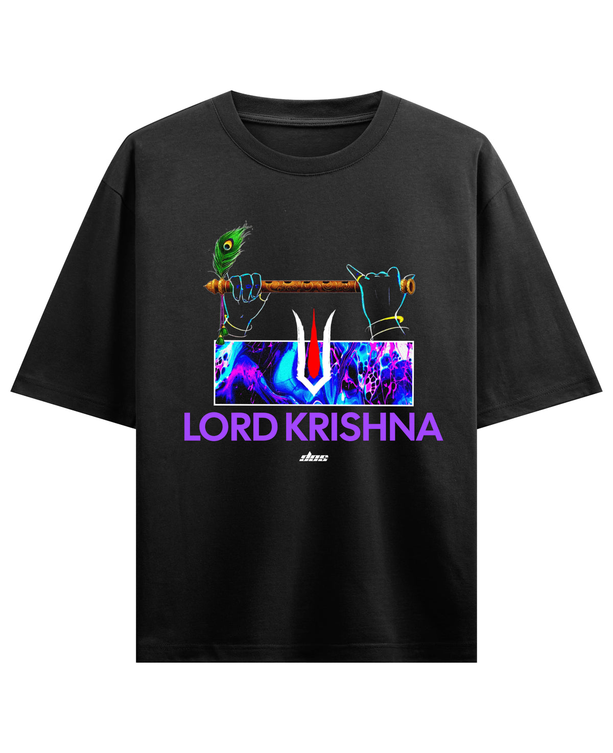 Black Oversized T-shirt Front Design