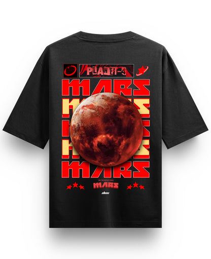 Black Oversized T-shirt Back Design