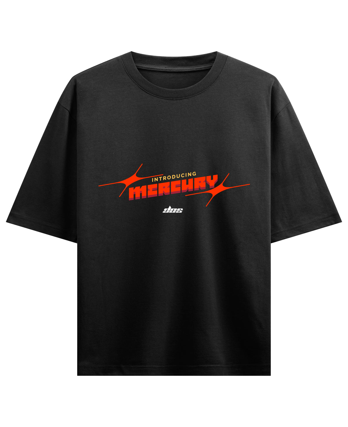 Black Oversized T-shirt Front Design