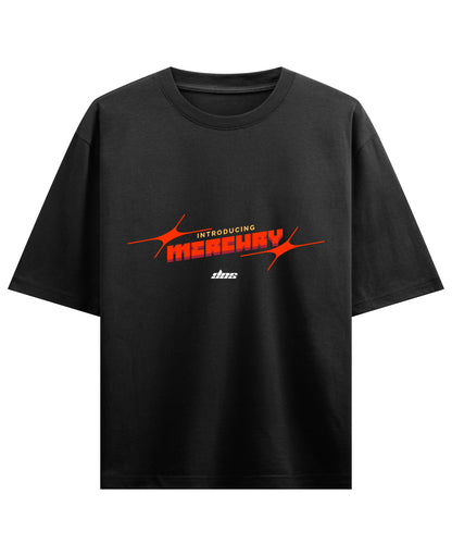 Black Oversized T-shirt Front Design