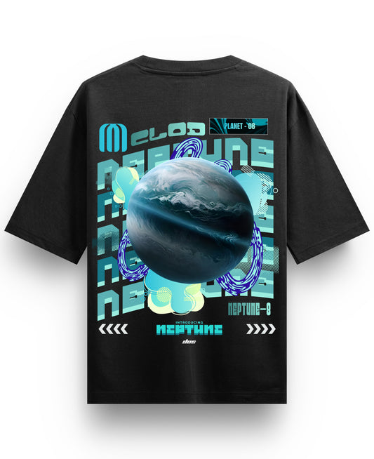 Black Oversized T-shirt Back Design