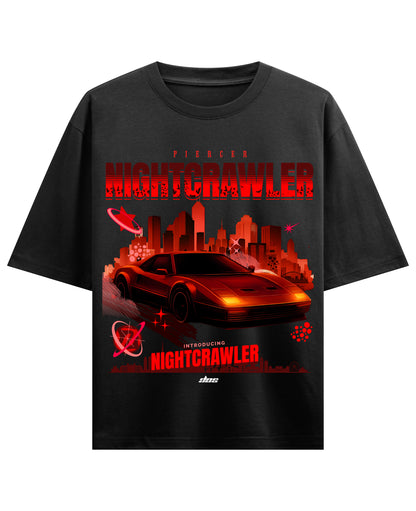 Black Oversized T-shirt Front Design