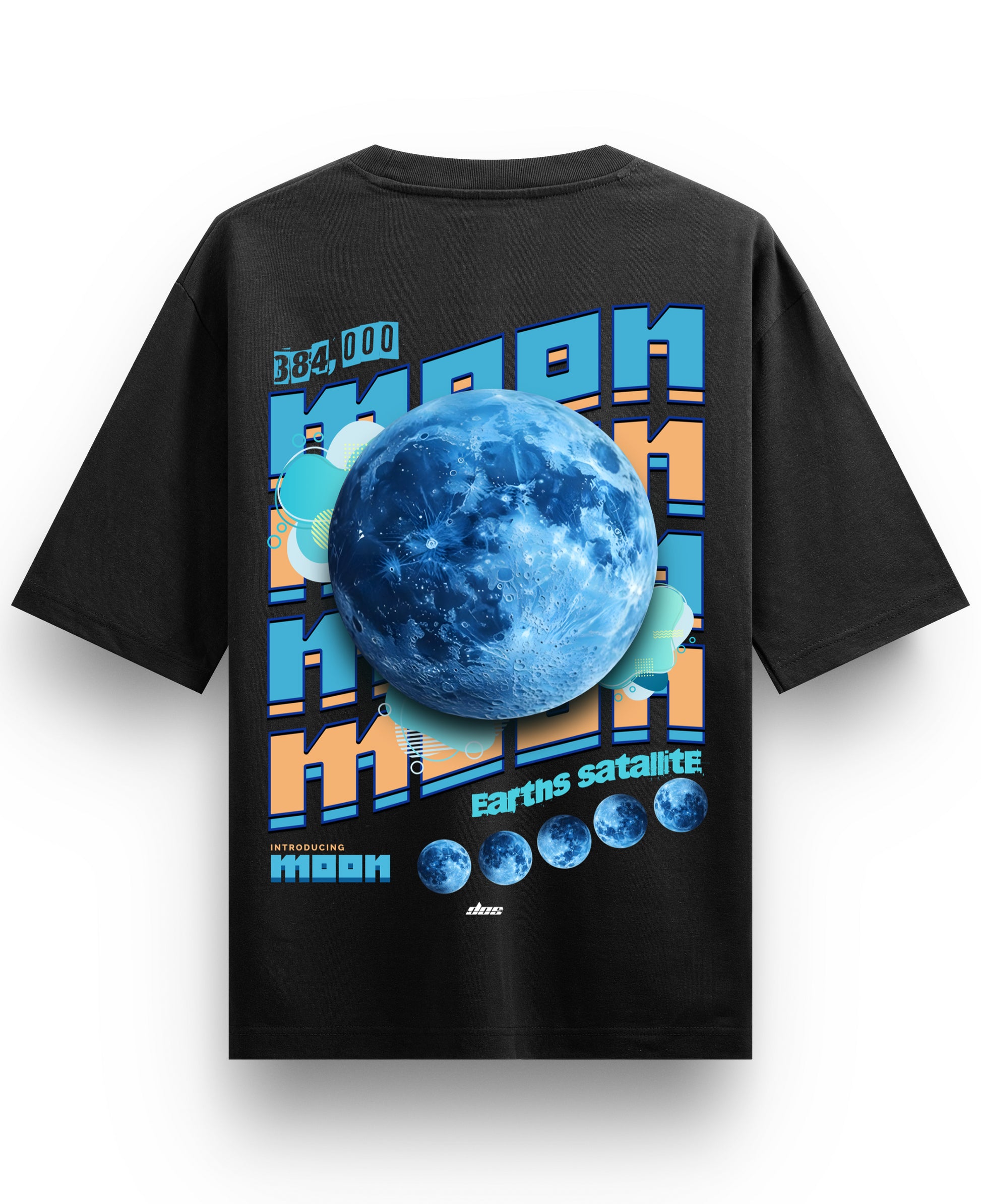 Black Oversized T-shirt Back Design