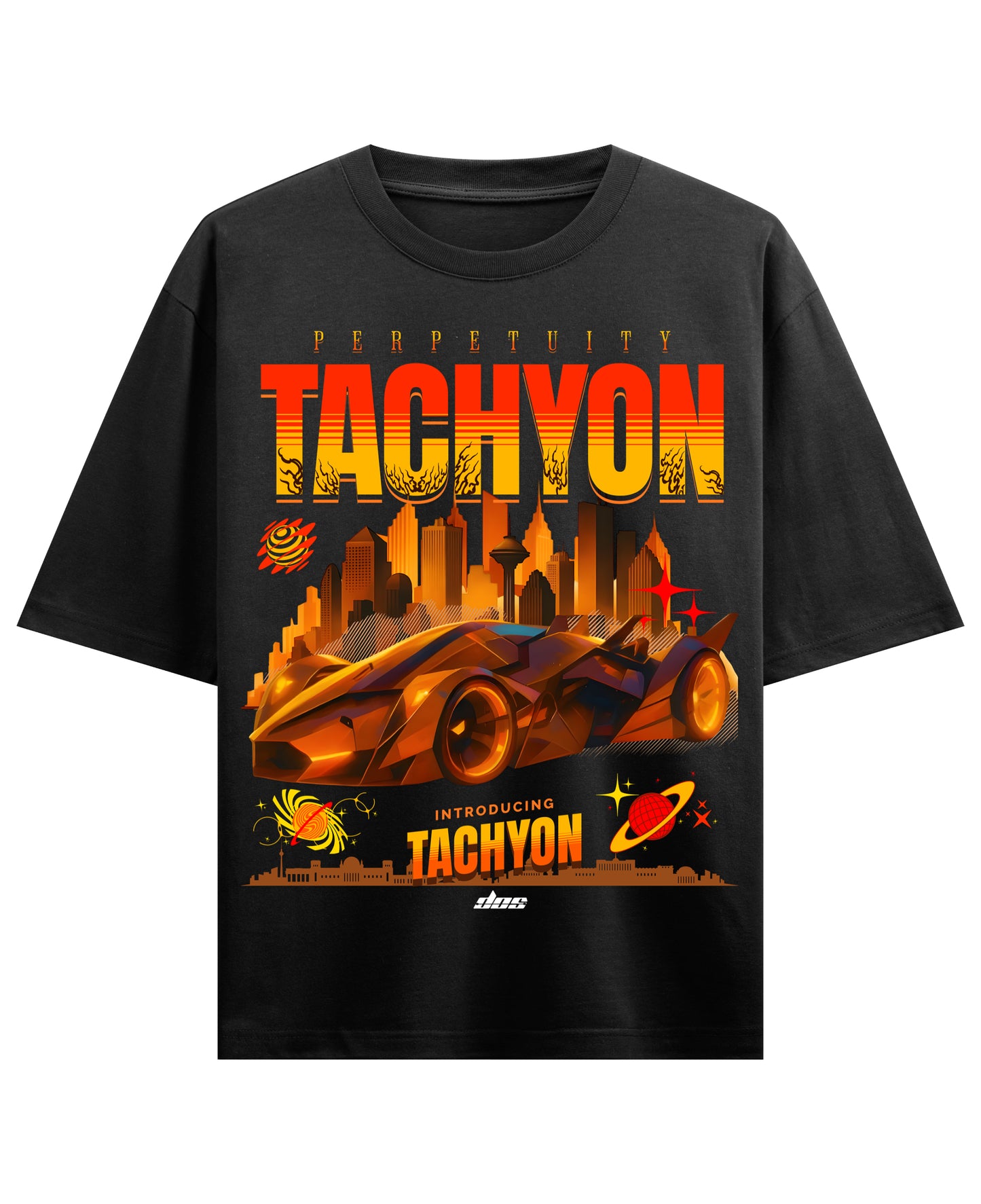 Black Oversized T-shirt Front Design