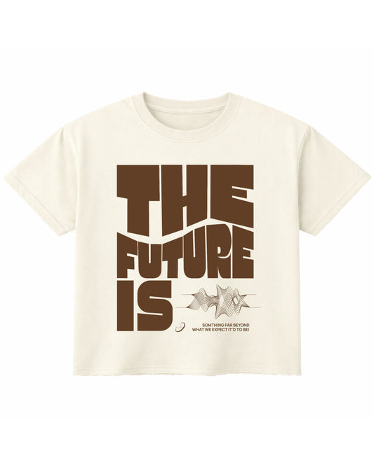Off White Boxy Fit T-shirt Front Design