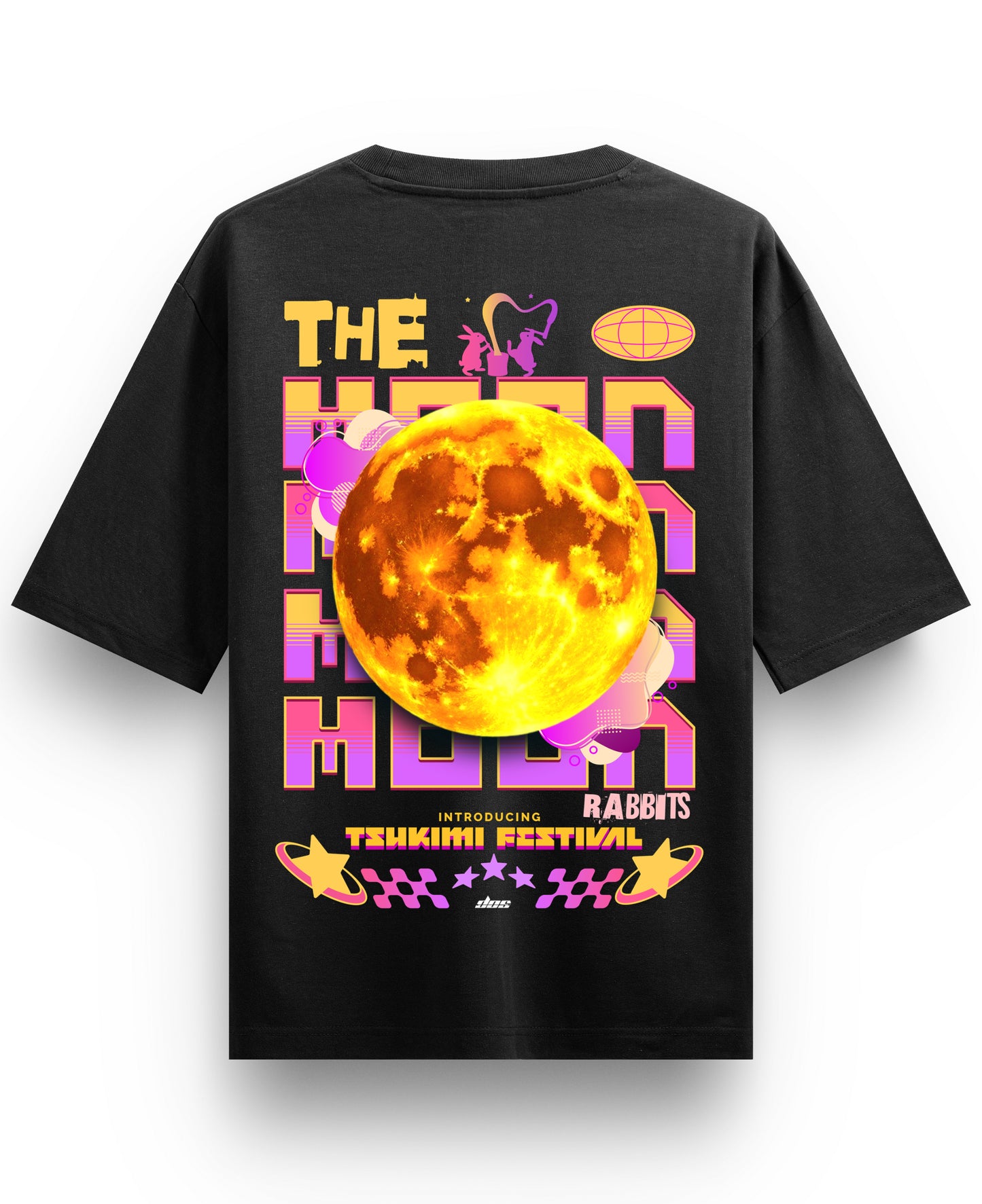 Black Oversized T-shirt Back Design