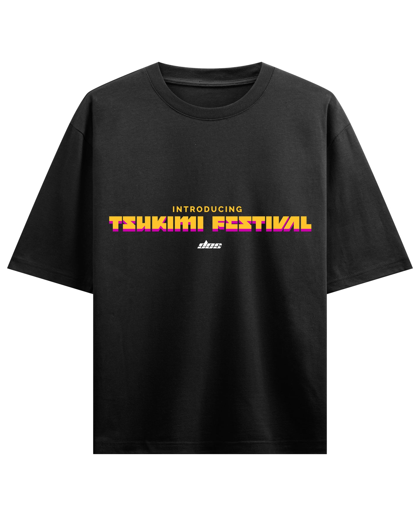 Black Oversized T-shirt Front Design