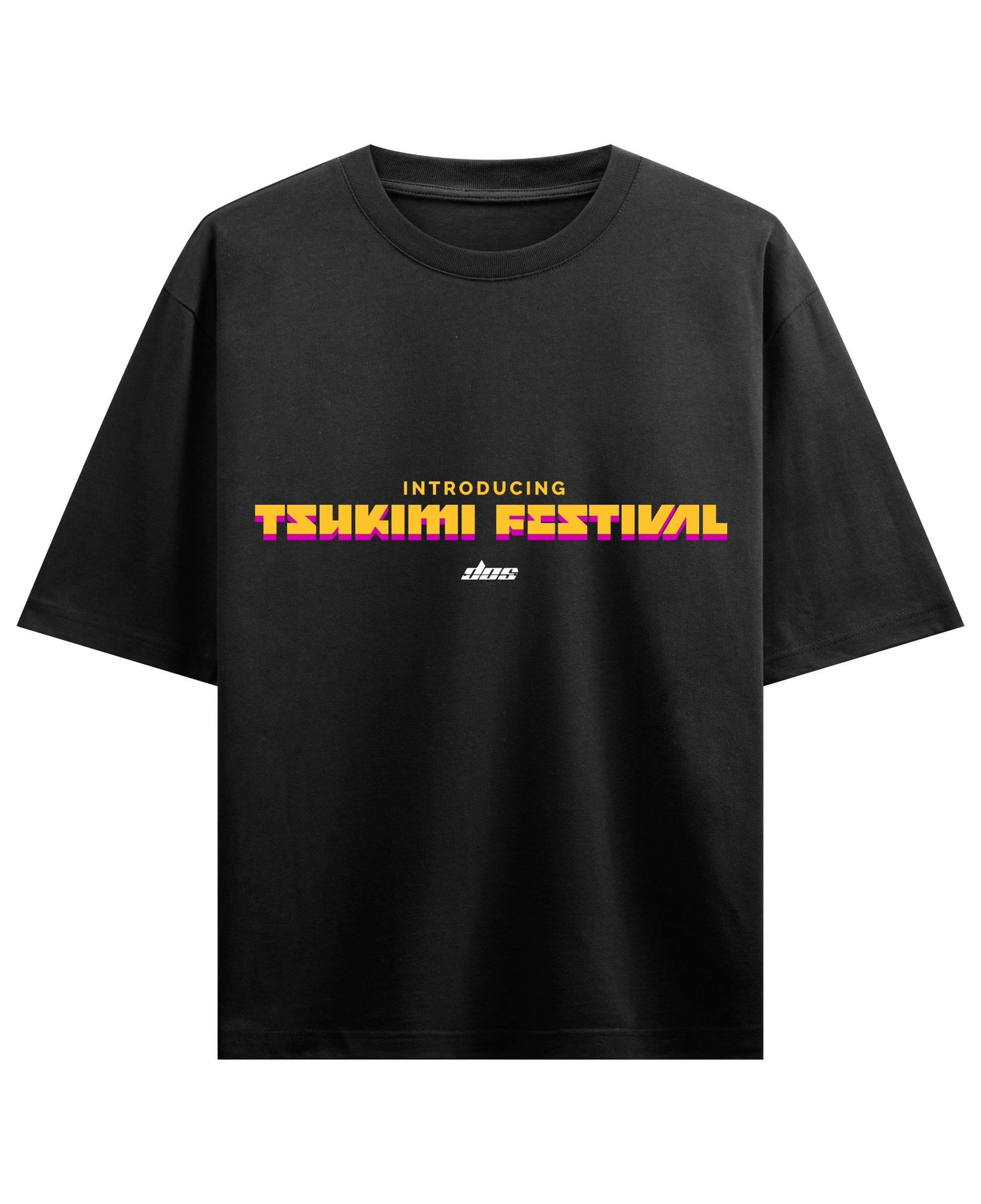 Black Oversized T-shirt Front Design