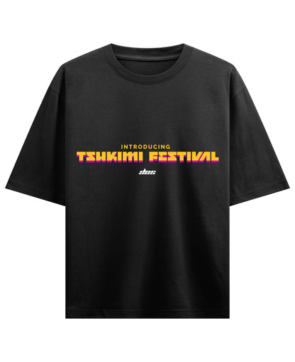 Black Oversized T-shirt Front Design