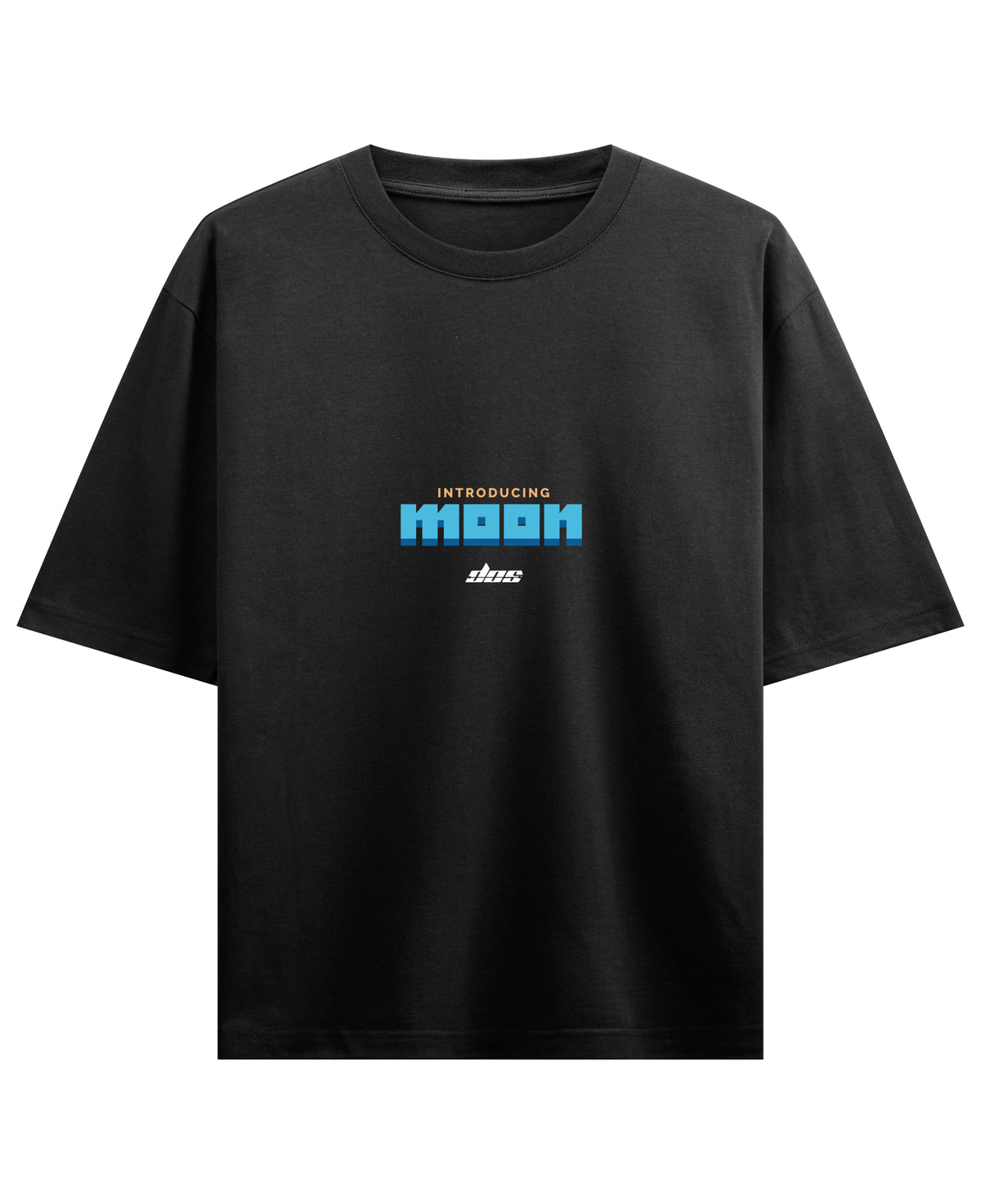 Black Oversized T-shirt Front Design