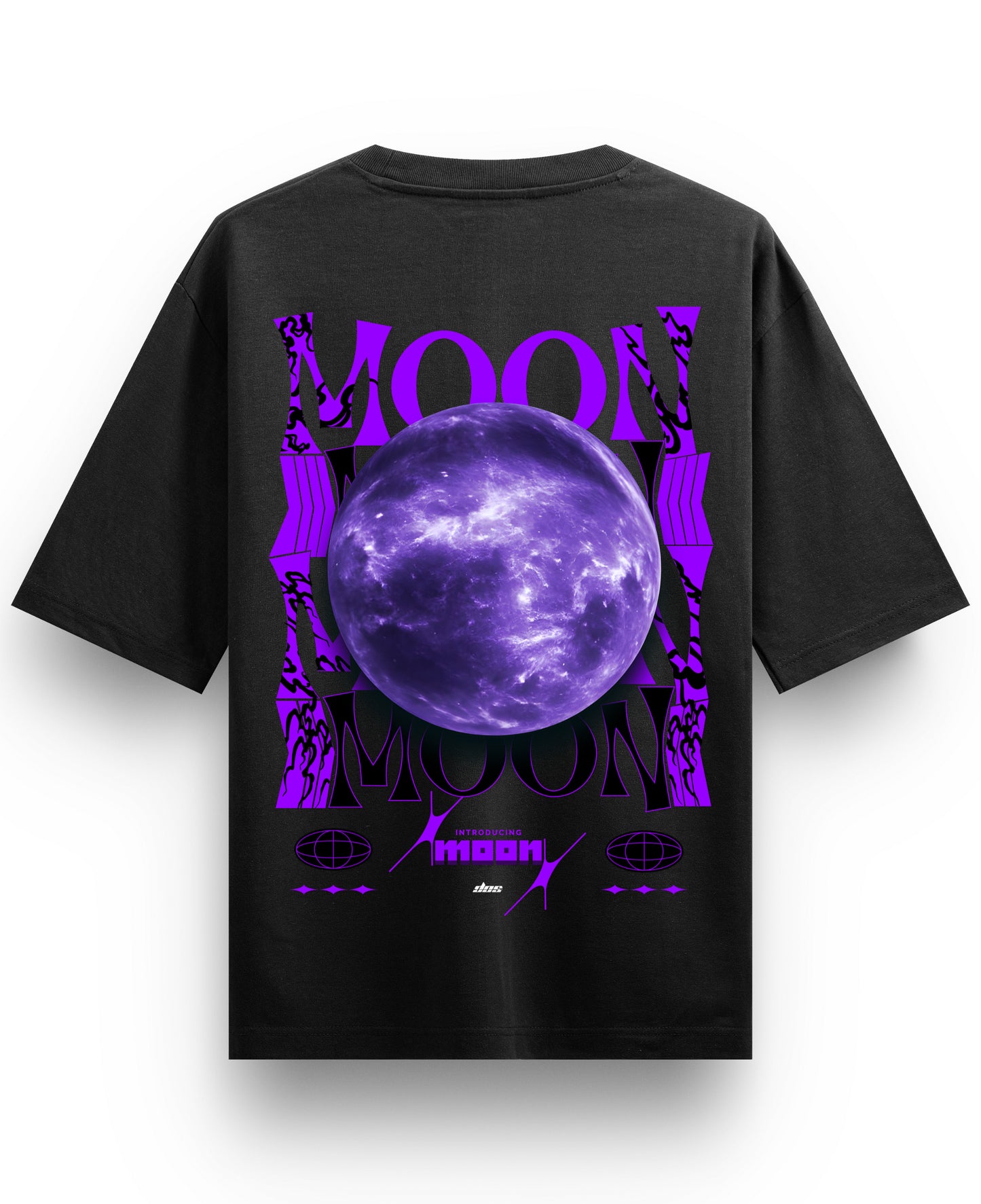 Black Oversized T-shirt Back Design