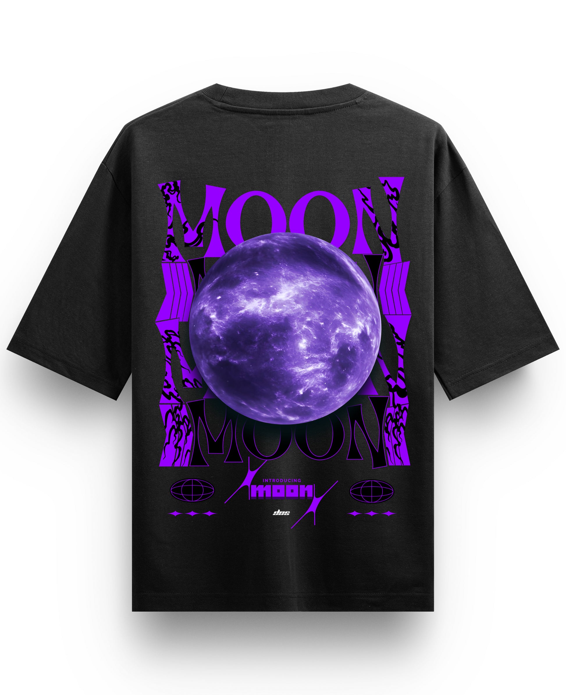 Black Oversized T-shirt Back Design
