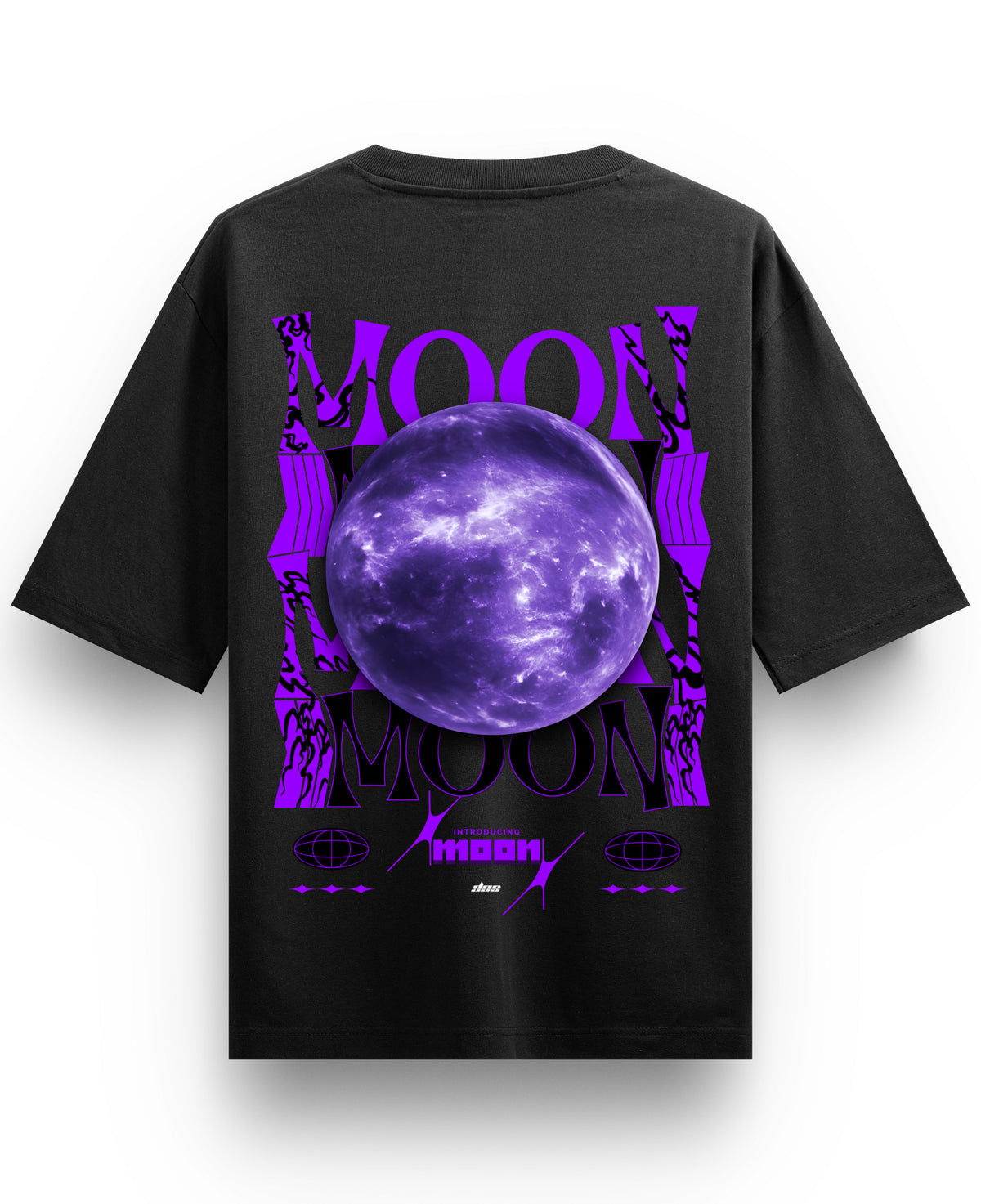 Black Oversized T-shirt Back Design