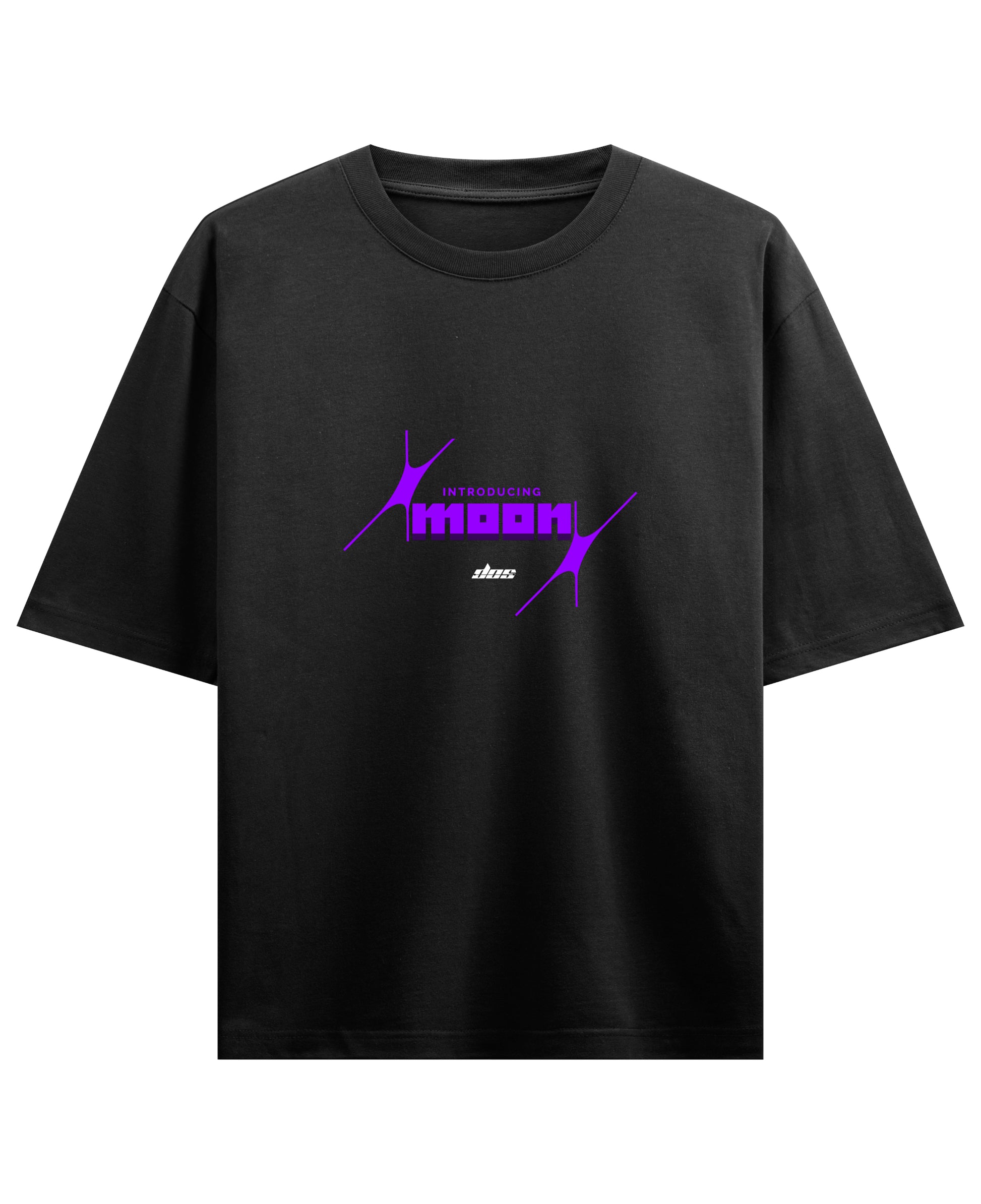 Black Oversized T-shirt Front Design