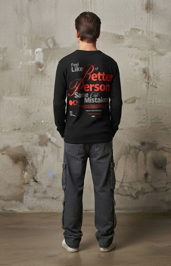 BETTER PERSON - HENLEY WAFFLE KNITS