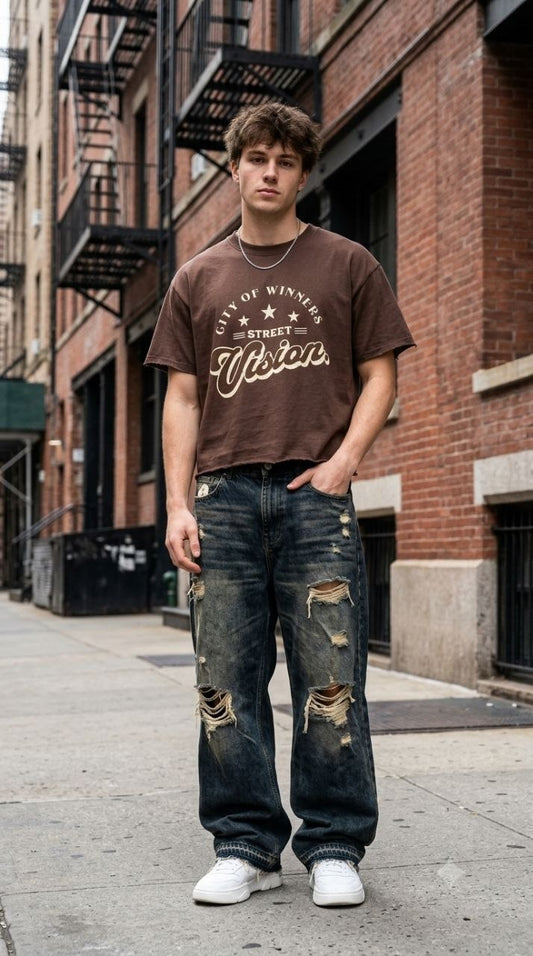 STREET VISION - RIPPED BOXY TEE
